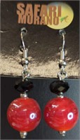 Safari Murano glass earrings