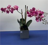 Faux Orchids ( crack in base )