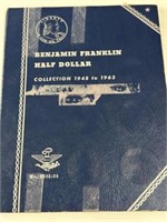 Franklin Silver Half Dollars 1948-1963 Album of 35