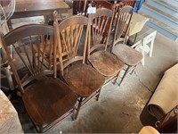 SET OF 4 VINTAGE CHAIRS