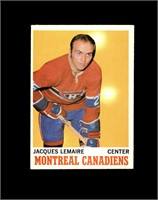 1970 Topps #57 Jacques Lemaire EX to EX-MT+