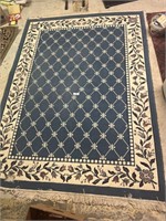 66"WIDE X 91" APPROX AREA RUG HAS A HOLE