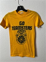 Vintage 1970s Go Teamsters Union Shirt