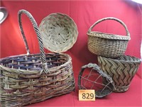 Five Decorative Baskets