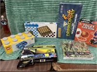 1 LOT ASSORTED GAMES INCLUDING LEGO DRAWER,