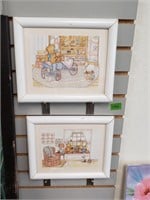 Two Children's Framed Nursery Prints