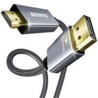 BENFEI 4K DisplayPort to HDMI 6 Feet Cable[Aluminu
