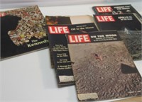 1960'S LIFE MAGAZINES APOLLO & KENNEDY. NICE LOT.