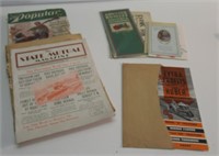 VINTAGE POST CARDS-TRACTOR BOOKLETS-MAGAZINES.