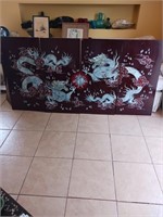 Asian dragon wall hanging