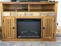 Electric Fireplace TV Cabinet
