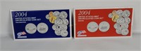 (2) 2004 U S Mint Uncirculated Coin Sets