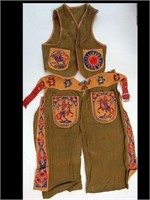 KID'S WESTERN CHAPS & VEST