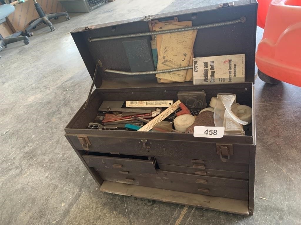 Tool Chest Full of Machinist Tools