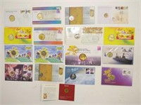 Fourteen Australian PNC envelopes