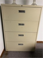 Metal 4 Drawer Lateral File Cabinet