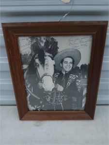 Friend & signed portrait by The Cisco Kid and