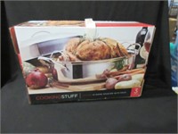 A Stainless Steel High Dome Roaster