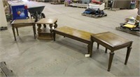 (3) End Tables & Coffee Table