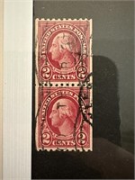 2PC 2C WASHINGTON STAMPS