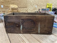Large Wooden Advertising Box PU ONLY