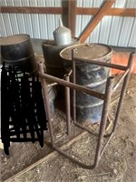 Barrels, Pump & Stand