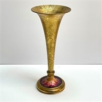 Tiffany Enamel over Bronze Vase