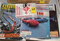 Assorted Vintage Classic Car Magazines