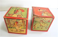 Lot: 2 lithographed boxes