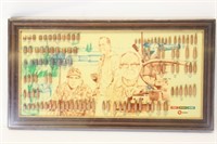 1979 Speer Founder's Bullet Display Board