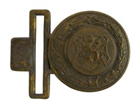 1920s German Fire Brigade Officer Belt Buckle