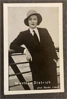 MARLENE DIETRICH: MACEDONIA Tobacco Card (1932)
