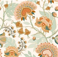 ($34) Floral Wallpaper Peel and Stick Colorful