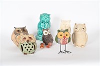 Owl Figurines - Some Vintage