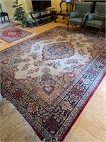 large oriental rug12'.4" by 9'.6"