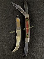 (2) Frost Cutlery & Parker Pocketknife Lot