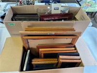 2 Boxes Of Picture Frames