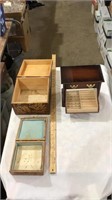 Jewelry box, wood boxes