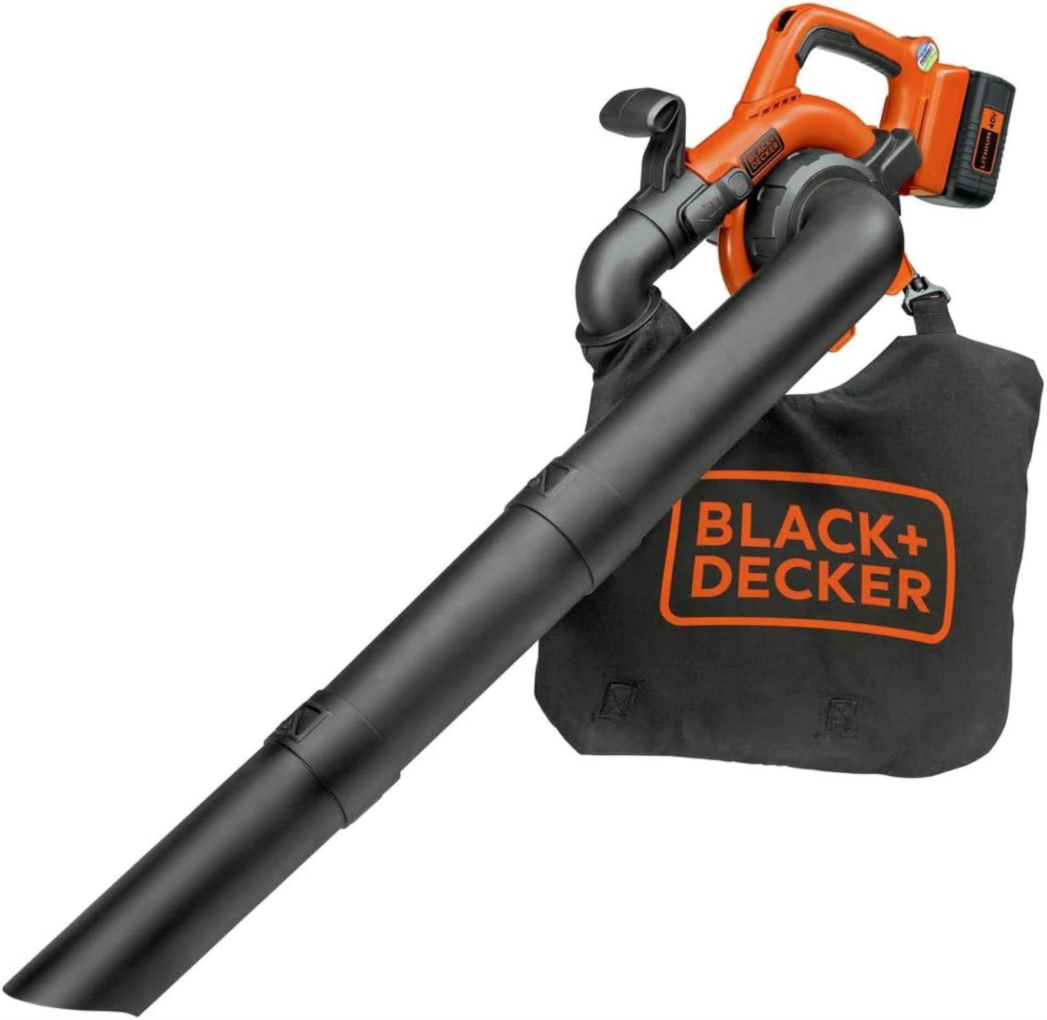 BLACK+DECKER 40V Cordless Leaf Blower Kit, 120 mph