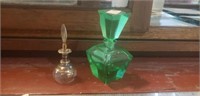 Beautiful Art Deco & Glass Perfume Bottle Lot