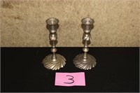 Plated Candle stick holders