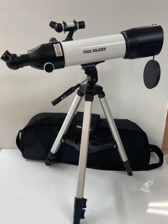 Free Solder Telescope with Carry Bag
