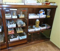 DISPLAY CABINET MCM STYLE #2, 7 SHELVES, 1 DRAWER