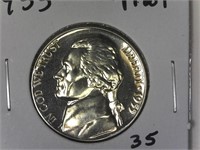 1955 Proof Jefferson Nickel