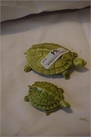 Two Ceramic Turtles