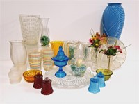 Tiara Glass, Vases & Trays, Votive Holders