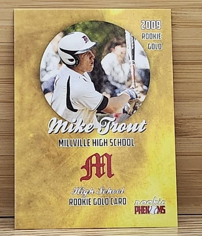 Mike Trout 2009 Rookie Gold