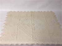 Lace Table Cloth, 30 x 42" - Some Stains