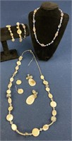 (2) Costume Jewelry necklaces with matching