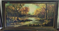 Hudson Valley River Style Landscape Painting
